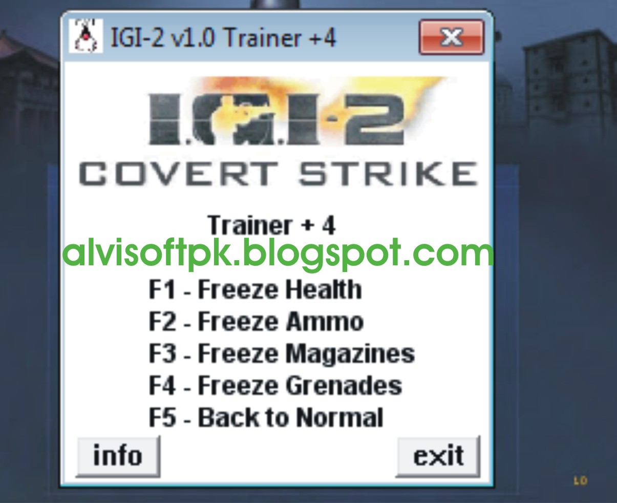 Igi 2 trainer download for pc windows 7